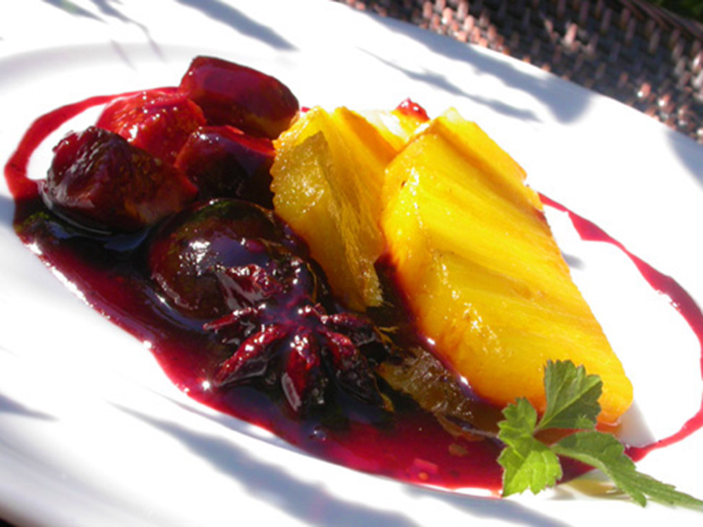 Ayurveda Rezept: Glasierte Ananas auf Feigenkompott | Ayurveda Parkschlösschen Health Blog