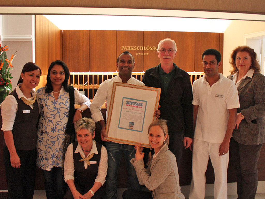 Das Ayurveda Parkschlösschen gewinnt den Senses Award 2013 | Ayurveda Parkschlösschen Health Blog