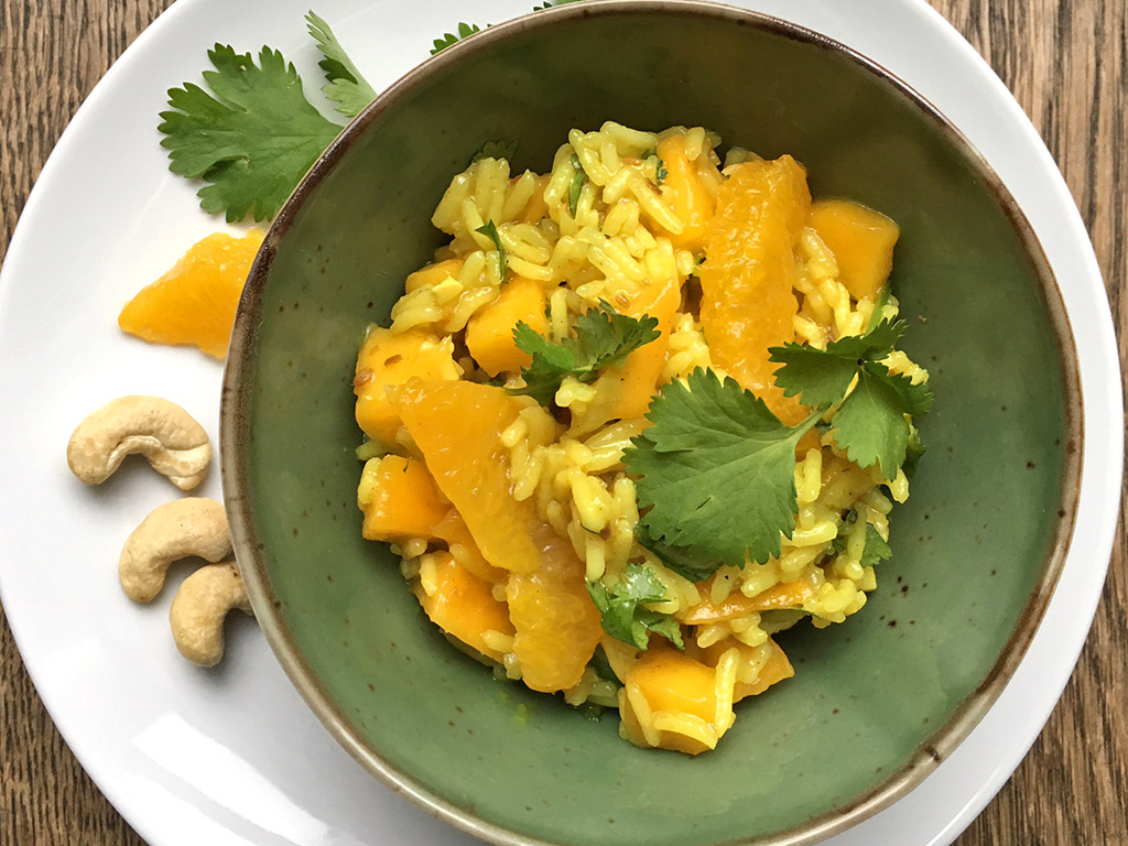 Ayurveda Rezept: Leckerer Reissalat mit Mango und Orangen | Ayurveda Parkschlösschen Health Blog