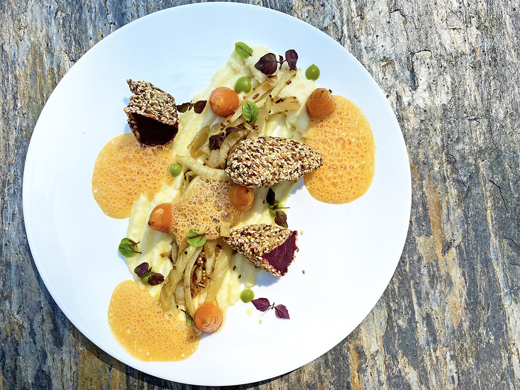 Rote-Bete-Schnitzel mit Fenchel-Karottengemüse und Petersilienwurzelpüree | Ayurveda Rezept im Ayurveda Parkschlösschen Health Blog