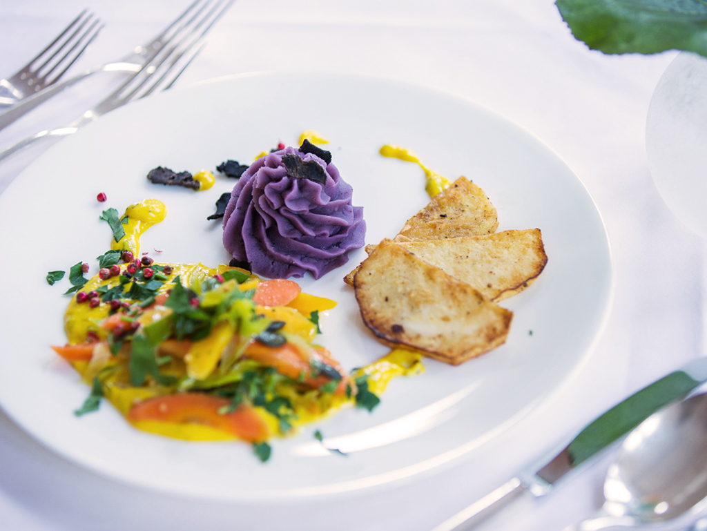 Ayurveda Rezept: Sellerieschnitzel an Karottengemüse und Püree von Blauen Schweden | Ayurveda Parkschlösschen Health Blog