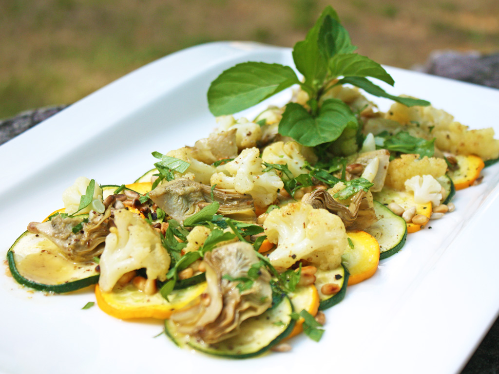 zucchini artischocken sommer carpaccio | Ayurveda Parkschlösschen Health Blog