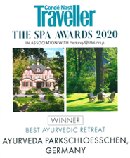 Gewinner der Condé Nast Traveller Spa Awards 2020 in der Kategorie "Best Ayurvedic Retreat"