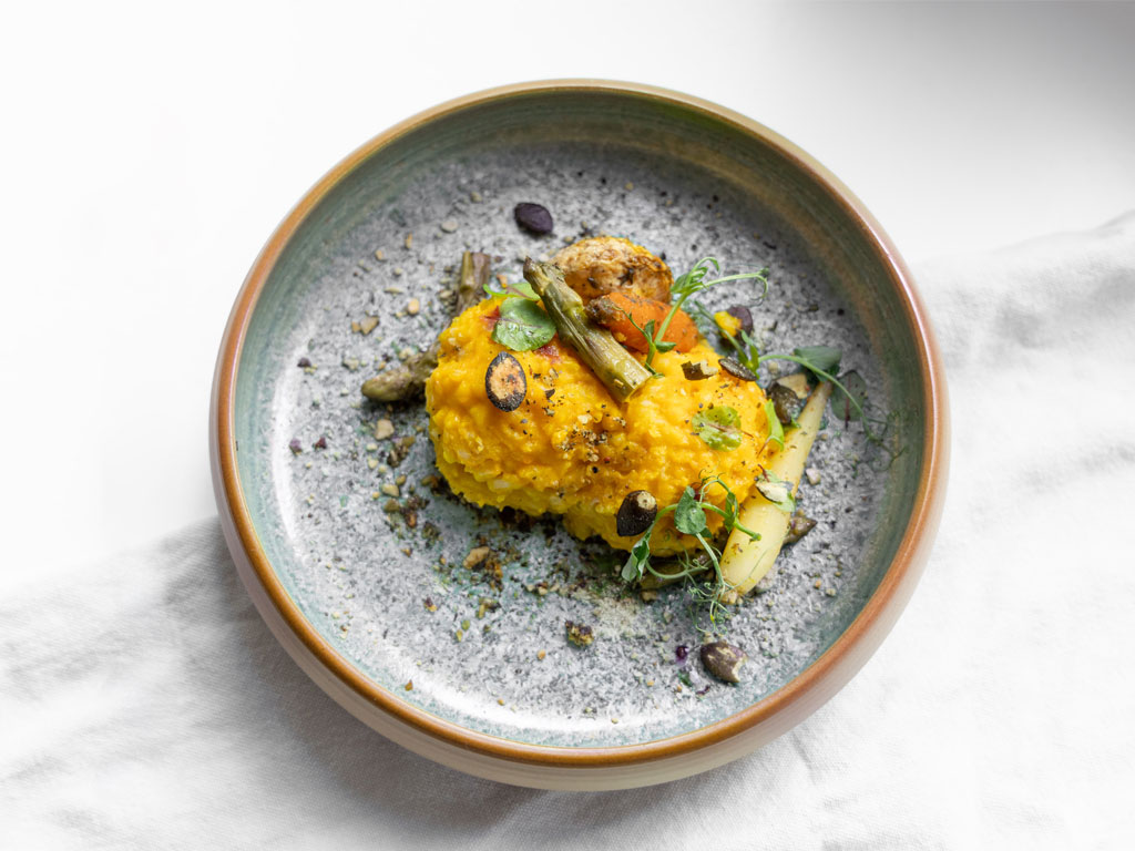 Kürbis Risotto