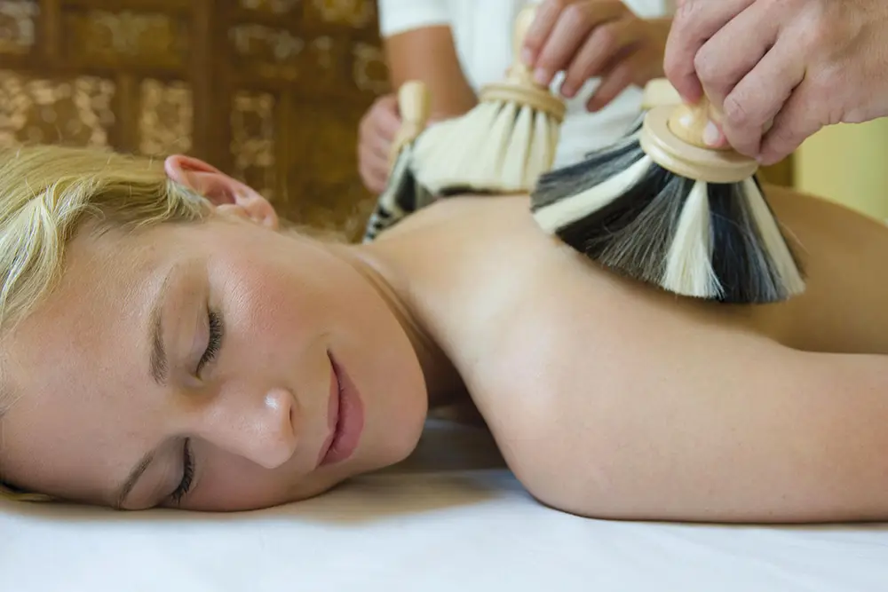 Ayurveda Parkschlösschen Pressemeldung Samvahana Behandlung