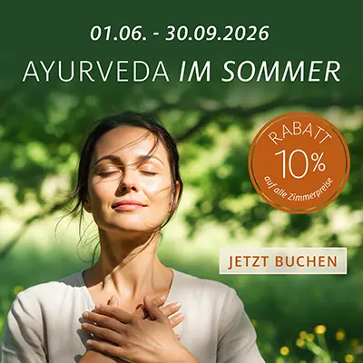 Sommer-Angebot: 10 % Rabatt auf alle Zimmerpreise vom 1. Juni bis 30. September 2026 - jetzt buchen
