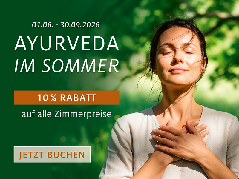 Sommer-Angebot: 10 % Rabatt auf alle Zimmerpreise vom 1. Juni bis 30. September 2026 - jetzt buchen