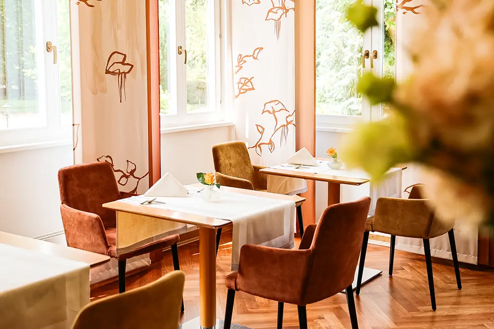 Ayurvedic Restaurant at the Ayurvedic Wellness Hotel in Germany
